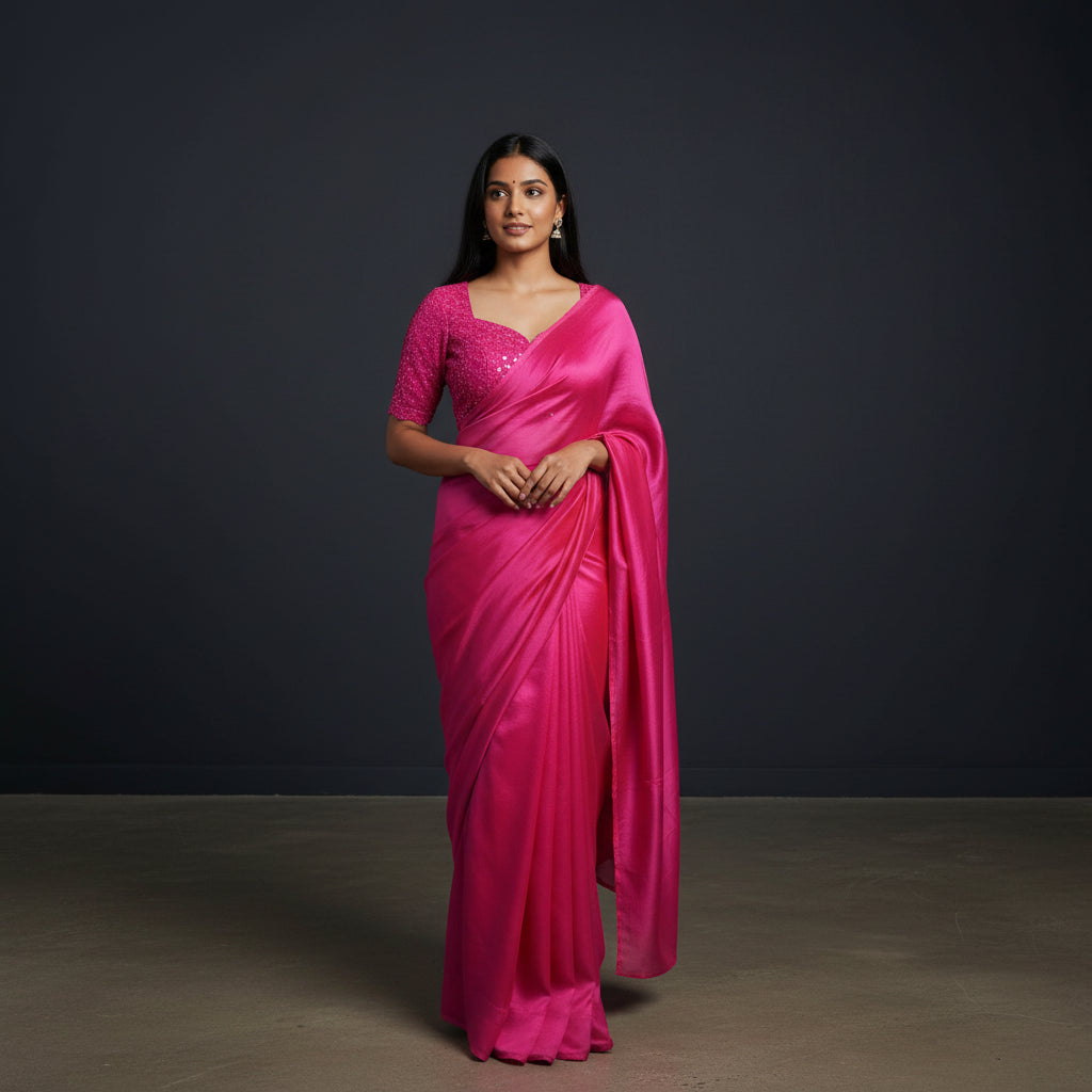 Sheer Tulle Lace Blouse with Floral Embroidery