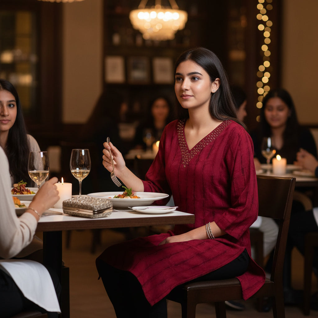 Textured Rayon Straight Kurta for Elegant Leisure