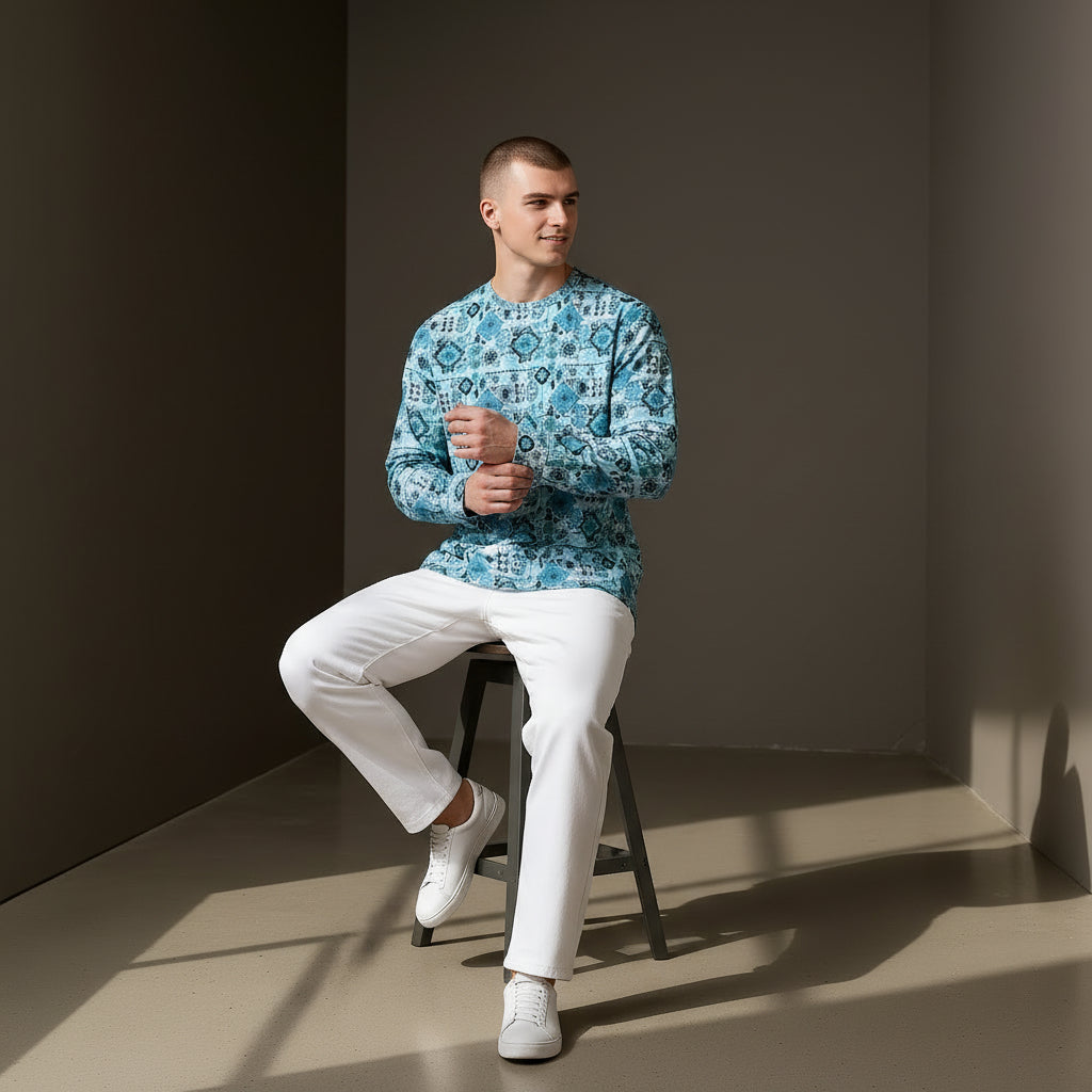 Cotton Polyester Half Kurta