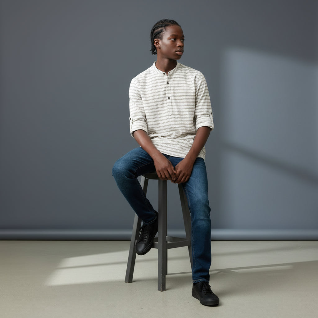 Cotton Half Kurta Casual Wear