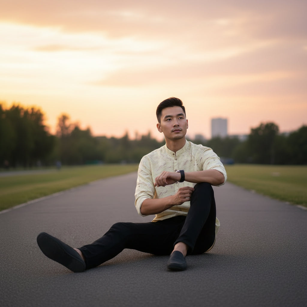 Cotton Polyester Half Kurta