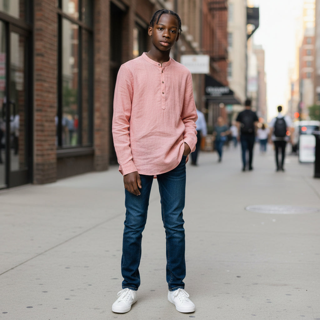 Silk Half Kurta Casual