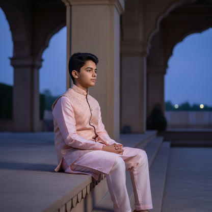 Cotton Silk Blend Kurta Set