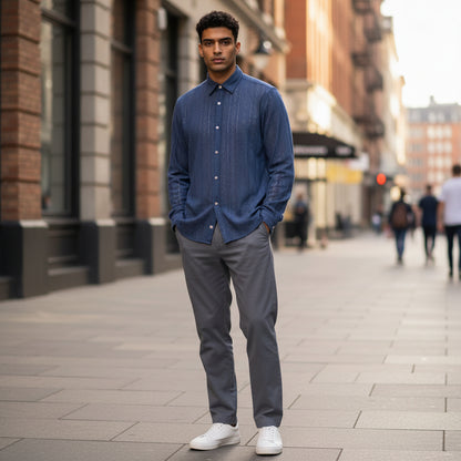 Cotton-Polyester Shirt Black