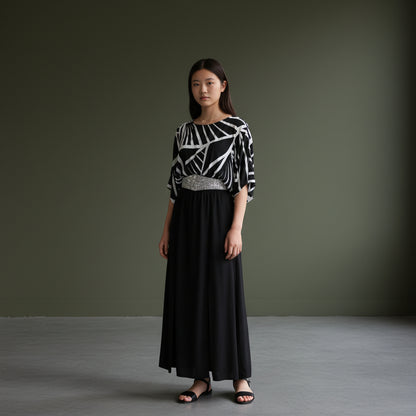 Chiffon Crepe Kaftan