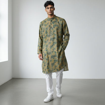 Cotton-Polyester Designer Kurta