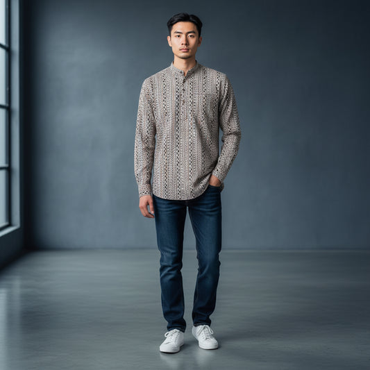 Cotton Polyester Half Kurta Multi