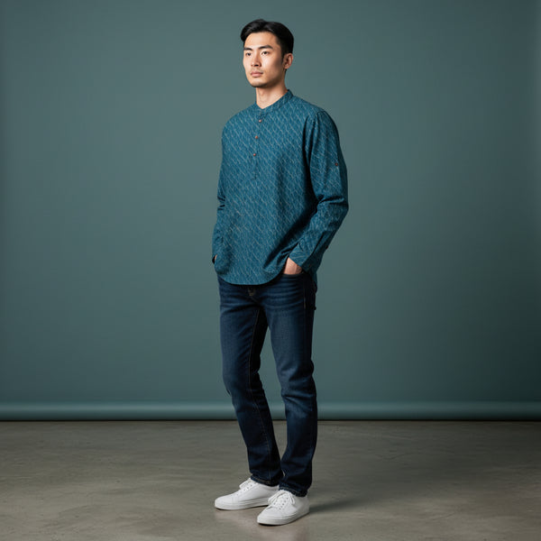 Cotton Polyester Half Kurta