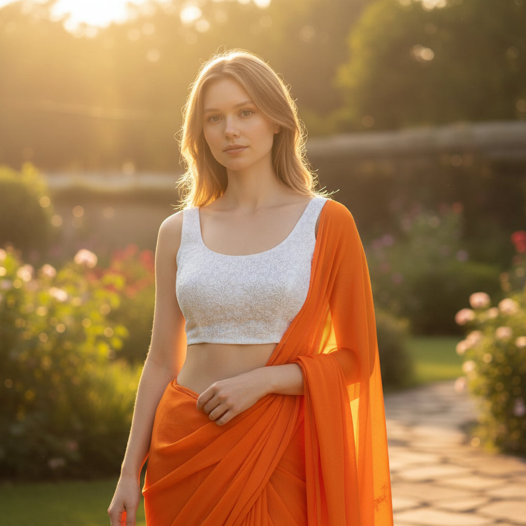 Tulle Lace Blouse Casual Wear