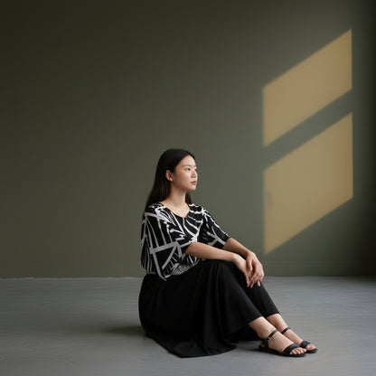 Chiffon Crepe Kaftan