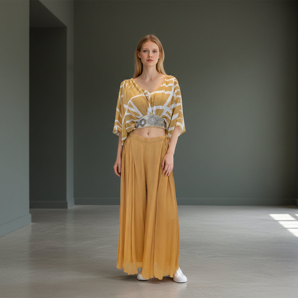 Chiffon Crepe Kaftan