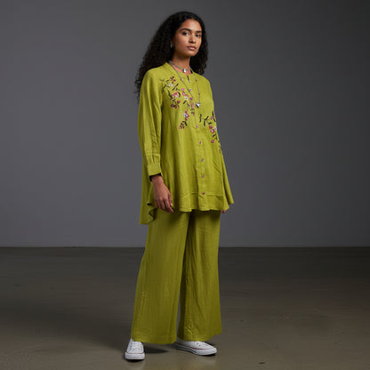 Slub Cotton Art Silk Co-ord Set