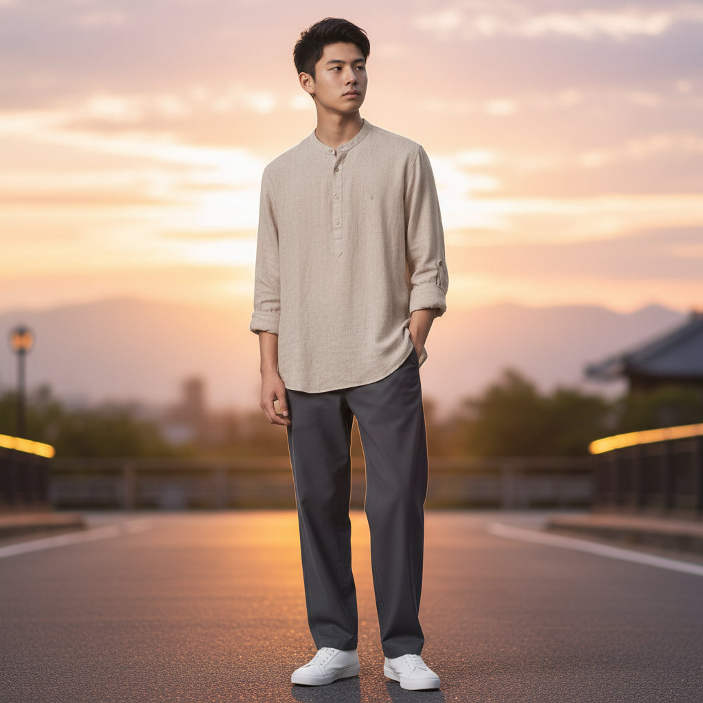 Cotton Polyester Half Kurta