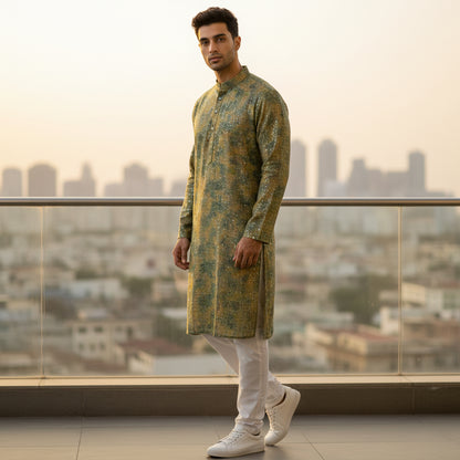 Cotton-Polyester Designer Kurta