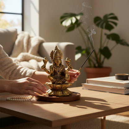 Brass Sculpture Lakshmi Idol Home Decor