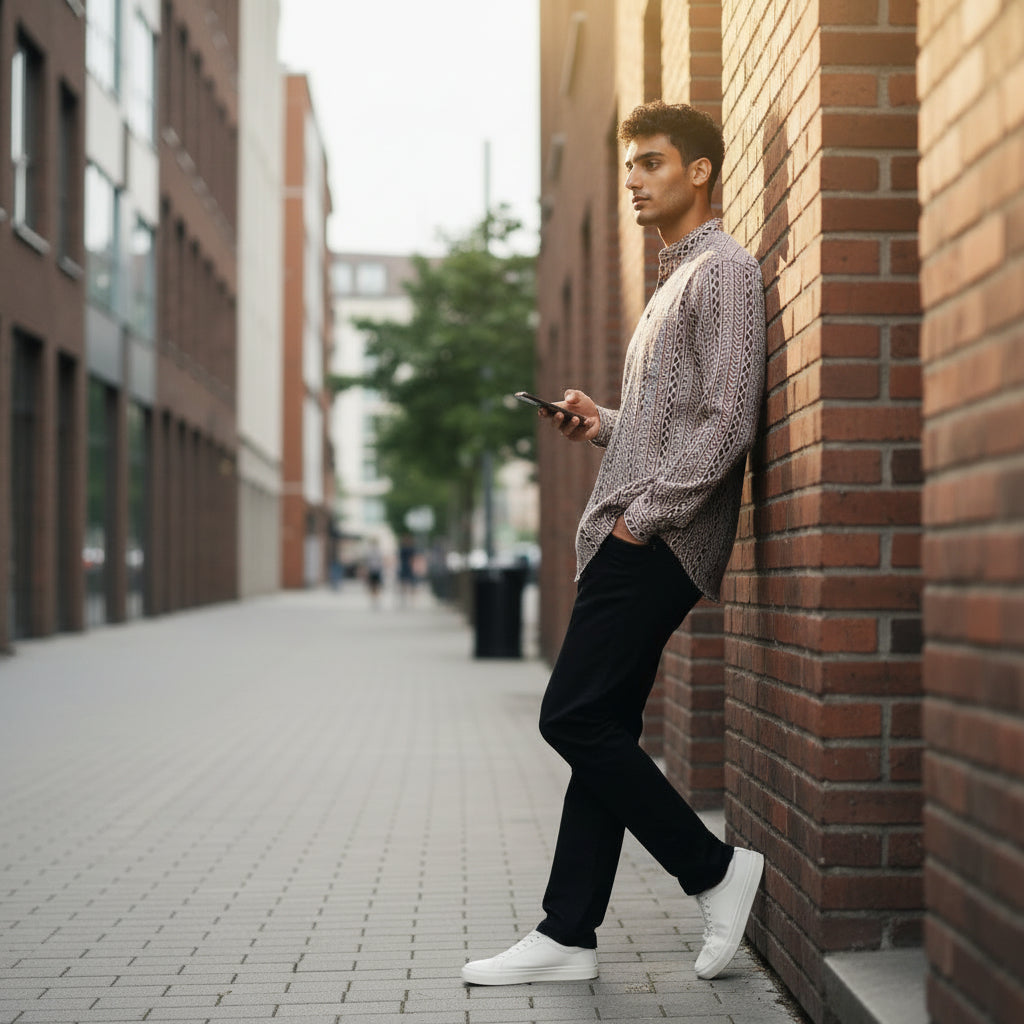 Cotton Polyester Half Kurta Multi