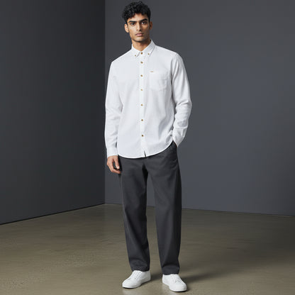 Cotton-Polyester Long Sleeve Shirt