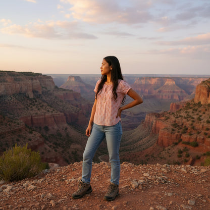 Lightweight Pleated Chiffon Flutter-Sleeve Blouse