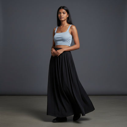 Silk Blend Textured Blouse