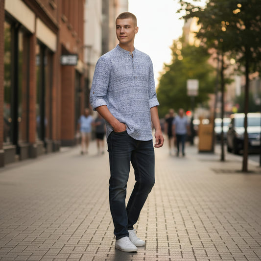 Cotton Polyester Half Kurta