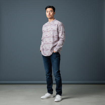 Cotton Polyester Half Kurta for Casual Wear