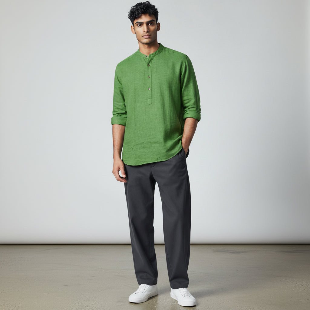 Cotton Half Kurta Casual Wear