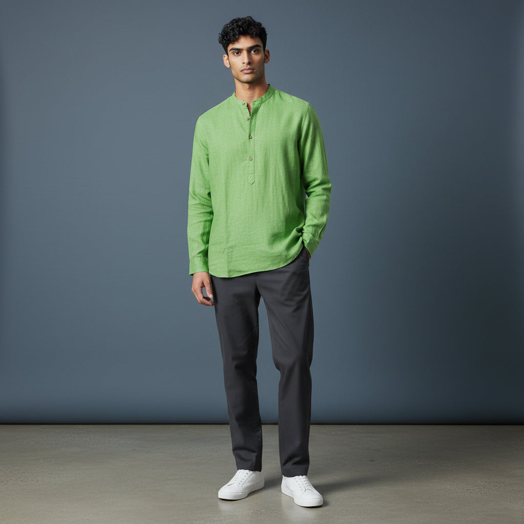 Cotton Half Kurta Smart Casual