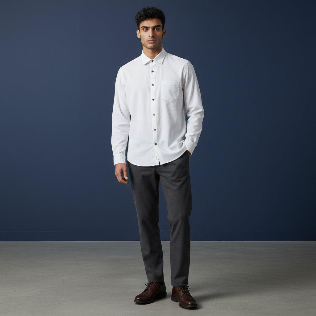 Cotton Polyester Classic Shirt