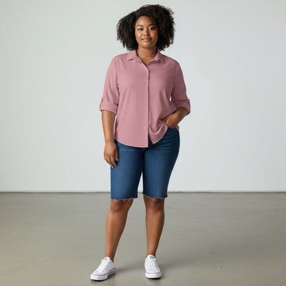 Satin Smart-Casual Shirt