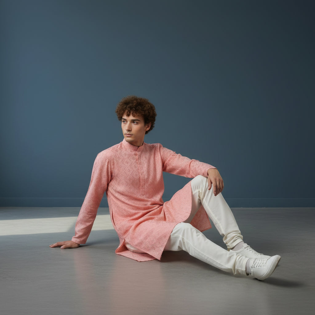 Polyester Kurta Casual Wear