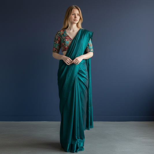 Patchwork Embroidery Blouse