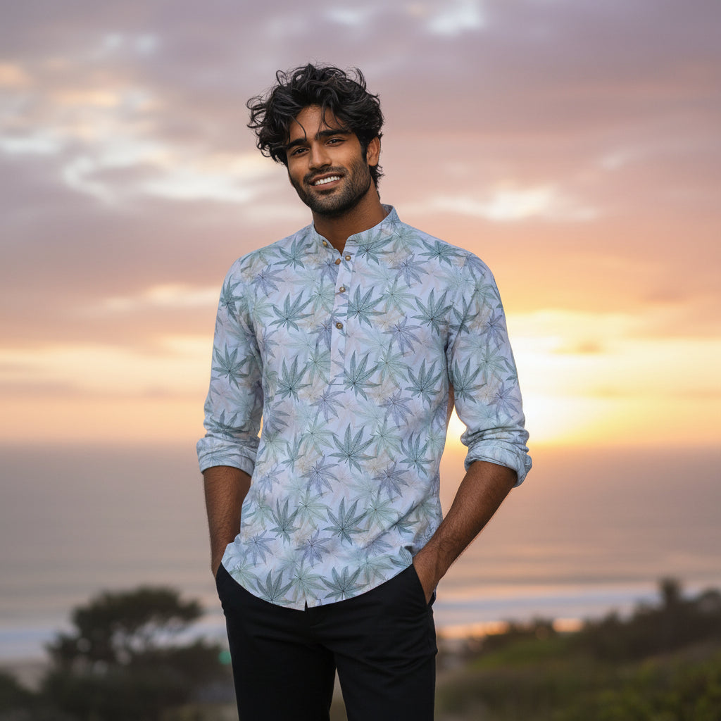 Cotton Polyester Half Kurta