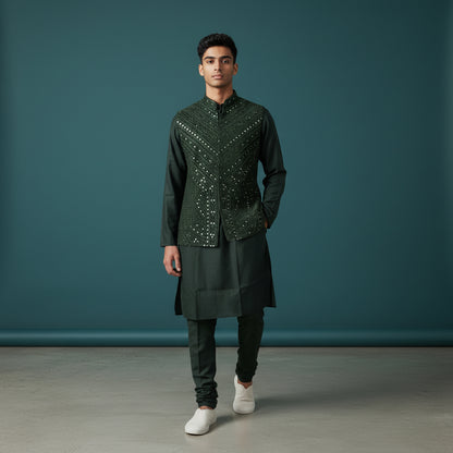 Cotton Silk Blend Kurta Set