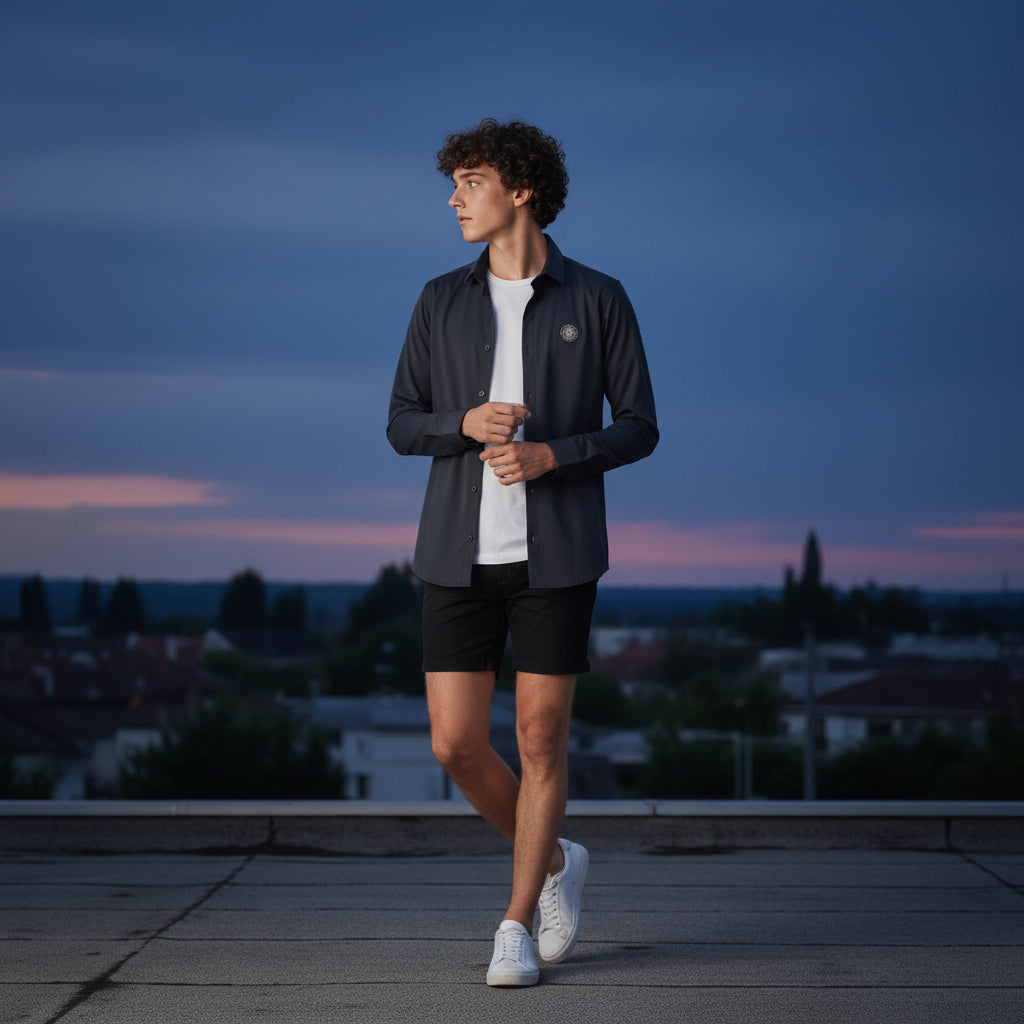 Lycra Shirt Designer Casual