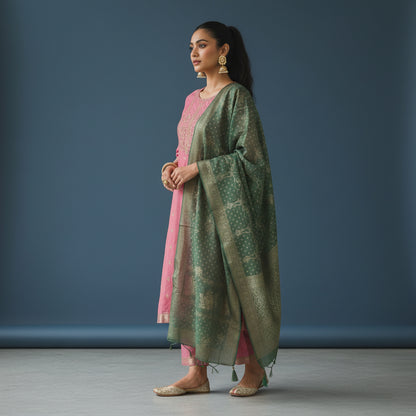 Light Silk Kurta Set for Elegant Wear