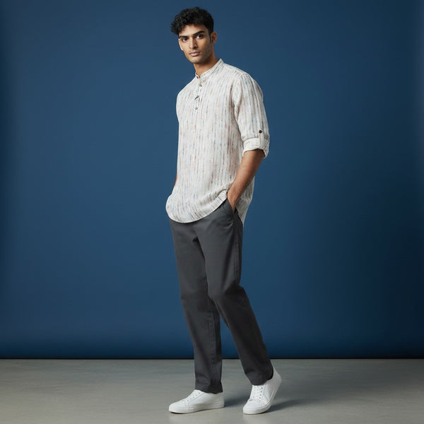 Funky Men's Half Kurta