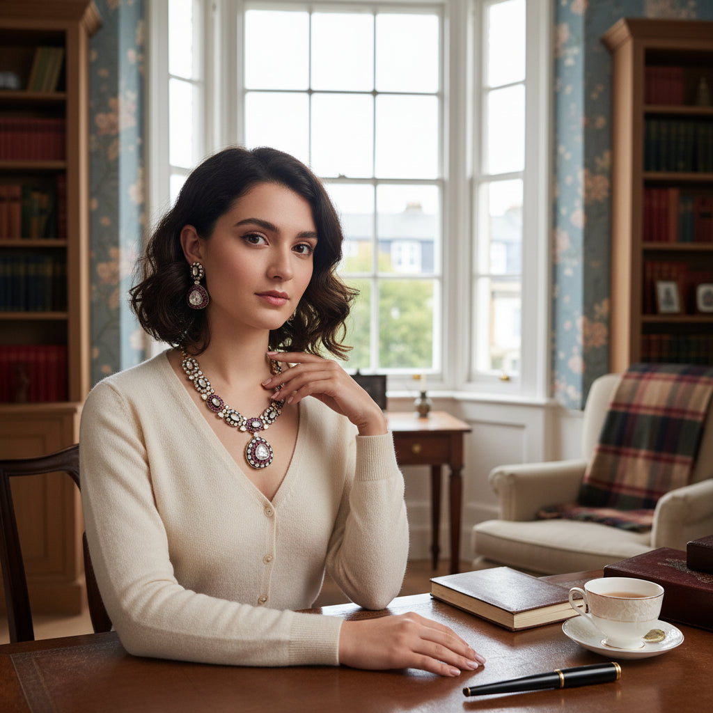 Gold Plated Necklace Set