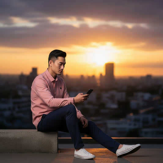 Cotton-Polyester Button-Up Casual Wear