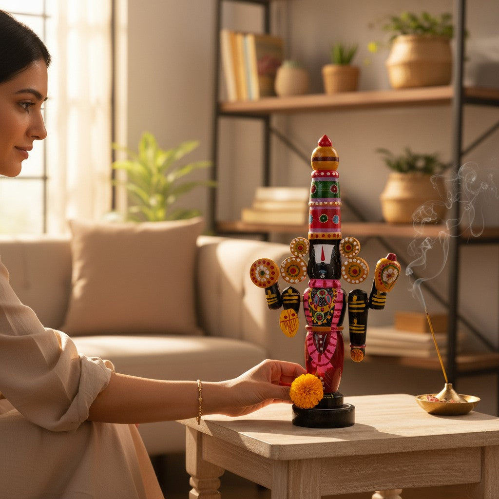 Wooden Idol of Balaji