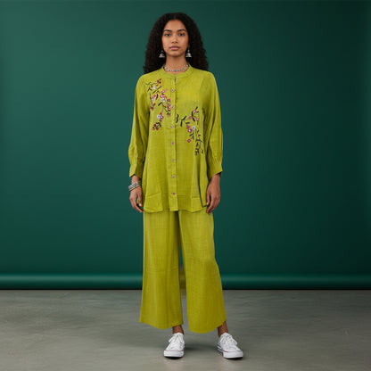 Slub Cotton Art Silk Co-ord Set