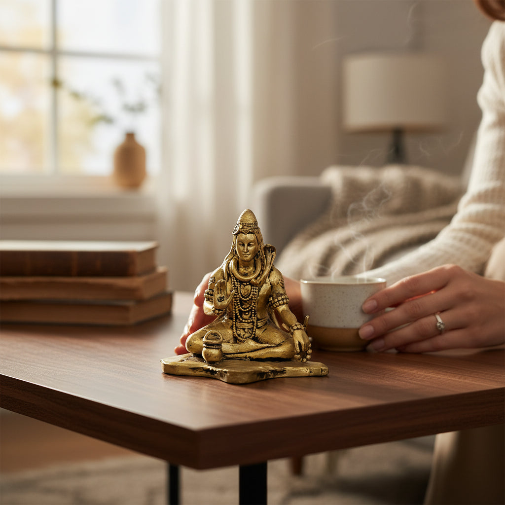 Brass Lord Shiva Idol