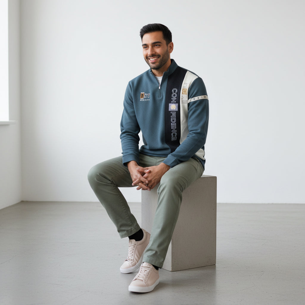 Cotton-Polyester Printed T-Shirt