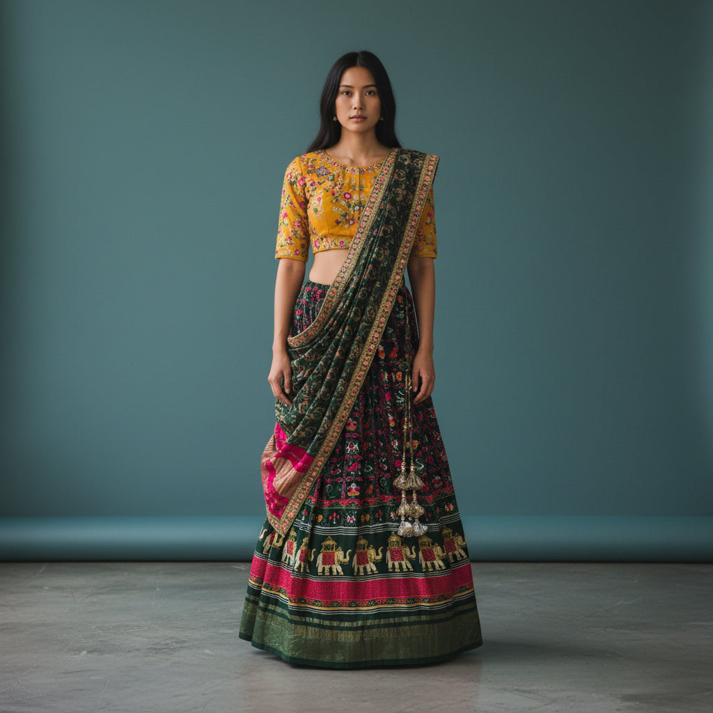 Patola Silk Lehenga Traditional Wear