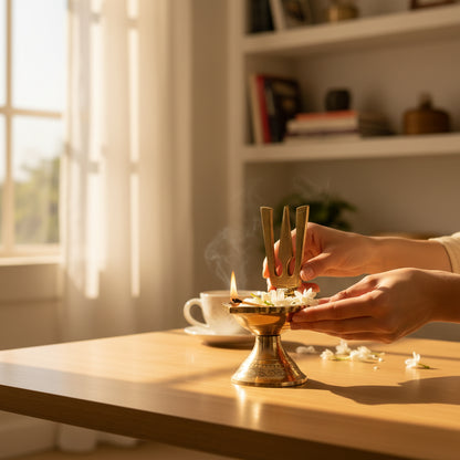 Brass Diya Traditional Lighting