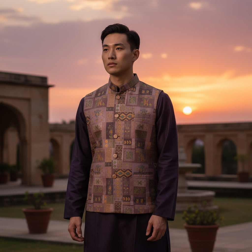 Cotton Silk Blend Kurta Set