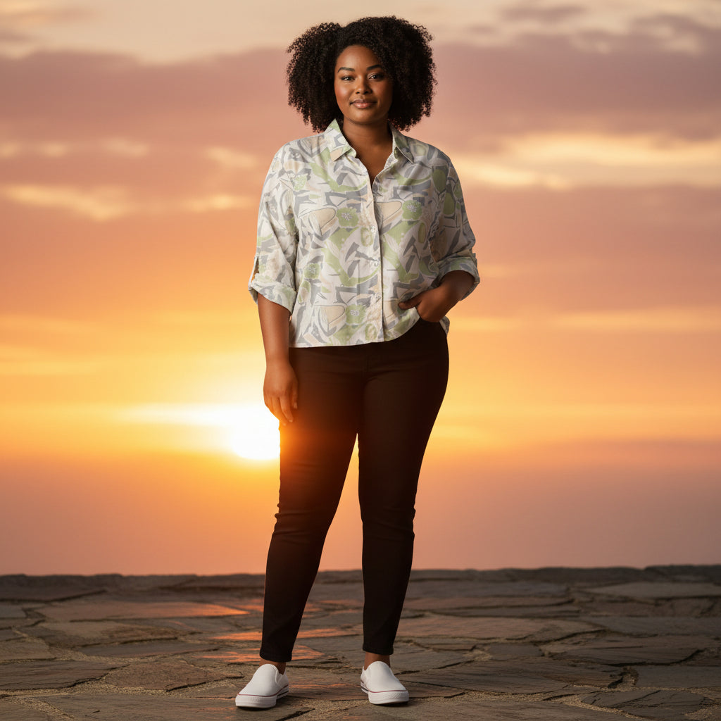 Cotton Button-Up Relaxed Fit