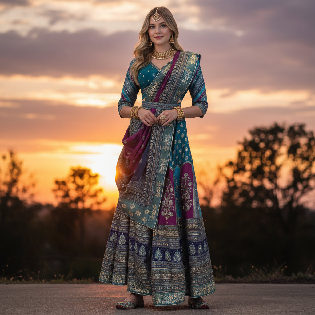 Cotton Modal Silk Lehenga Choli