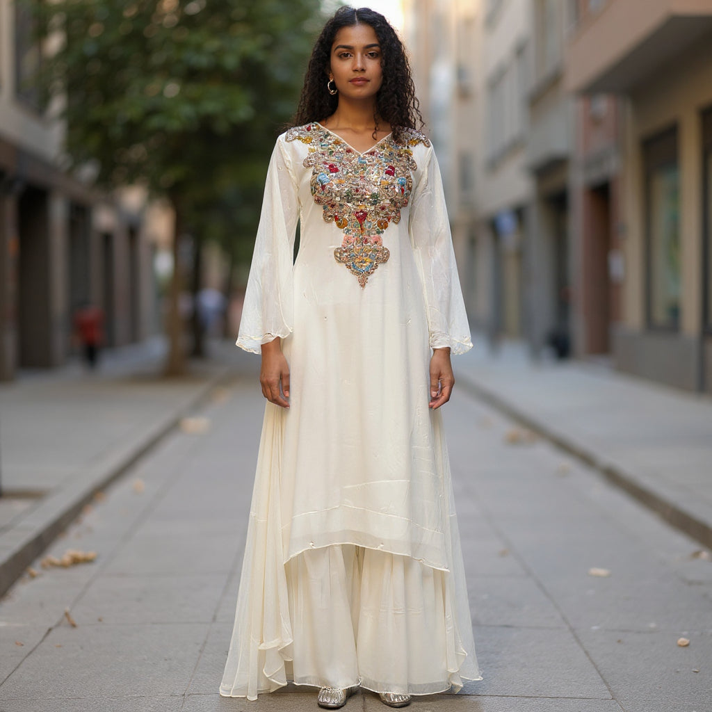 Georgette Anarkali Set for Celebrations