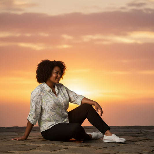 Cotton Button-Up Relaxed Fit