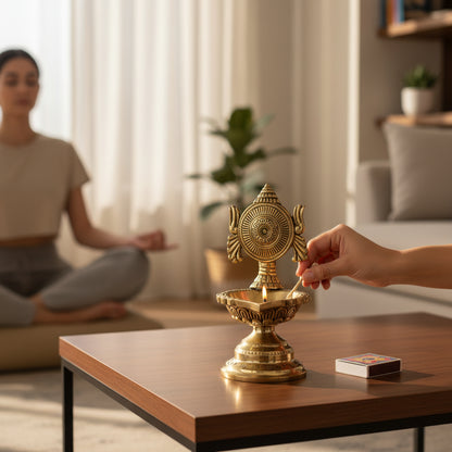 Brass Diya Spiritual Lighting